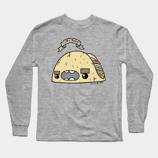 el taco Long Sleeve T-Shirt by anothersadartist